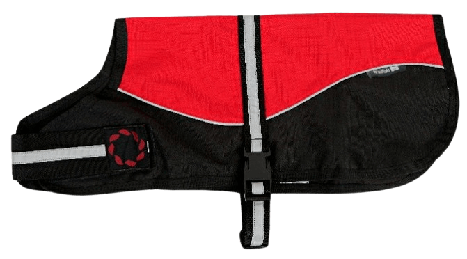 Non-Padded Waterproof Coat Reflective - Red