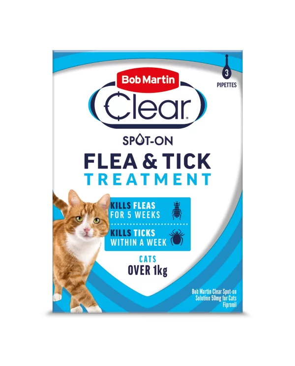 Bob Martin Clear Spot-On for Cats - 3 Pipettes