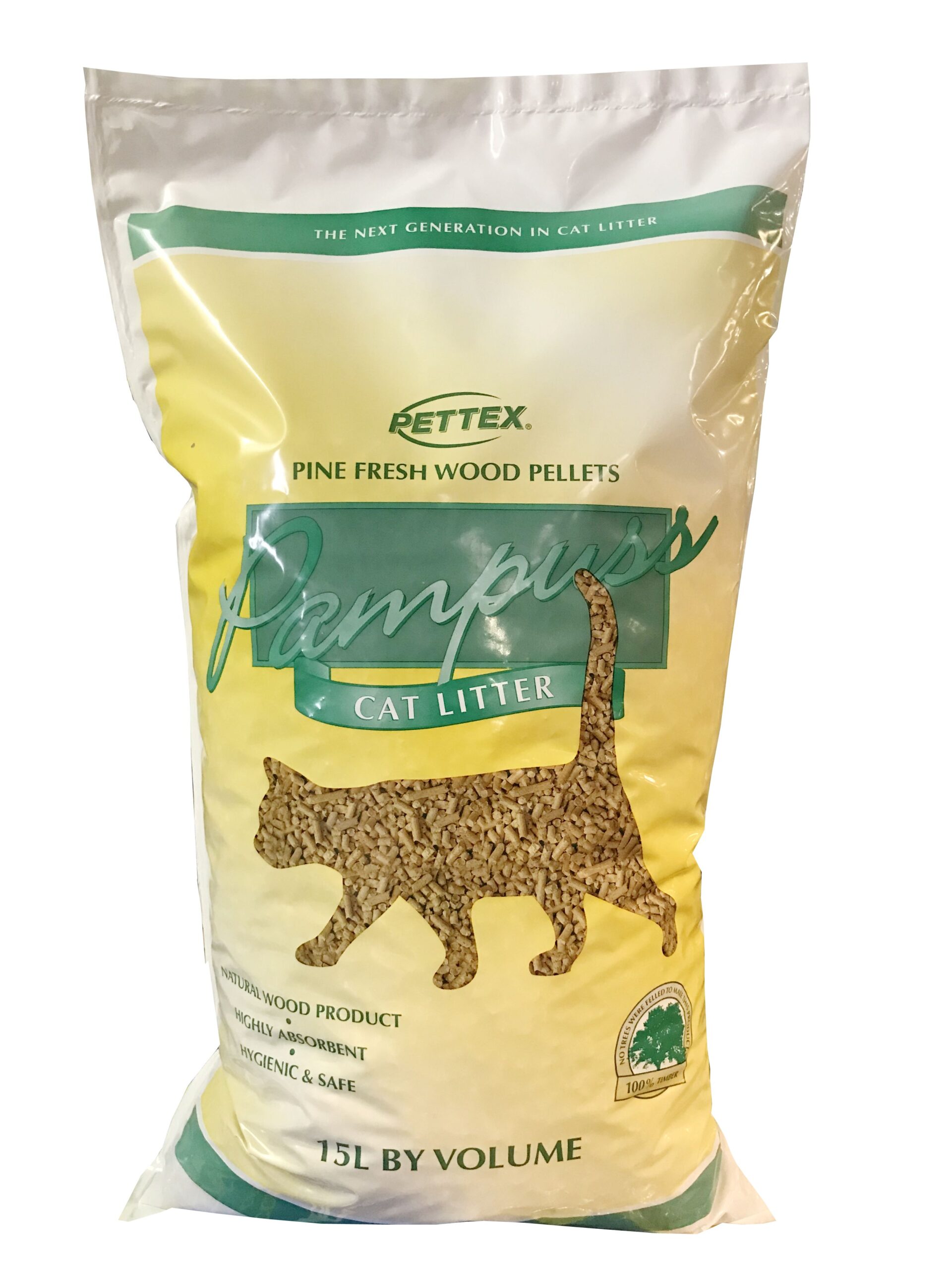 Pampuss Wood Pellet Cat Litter